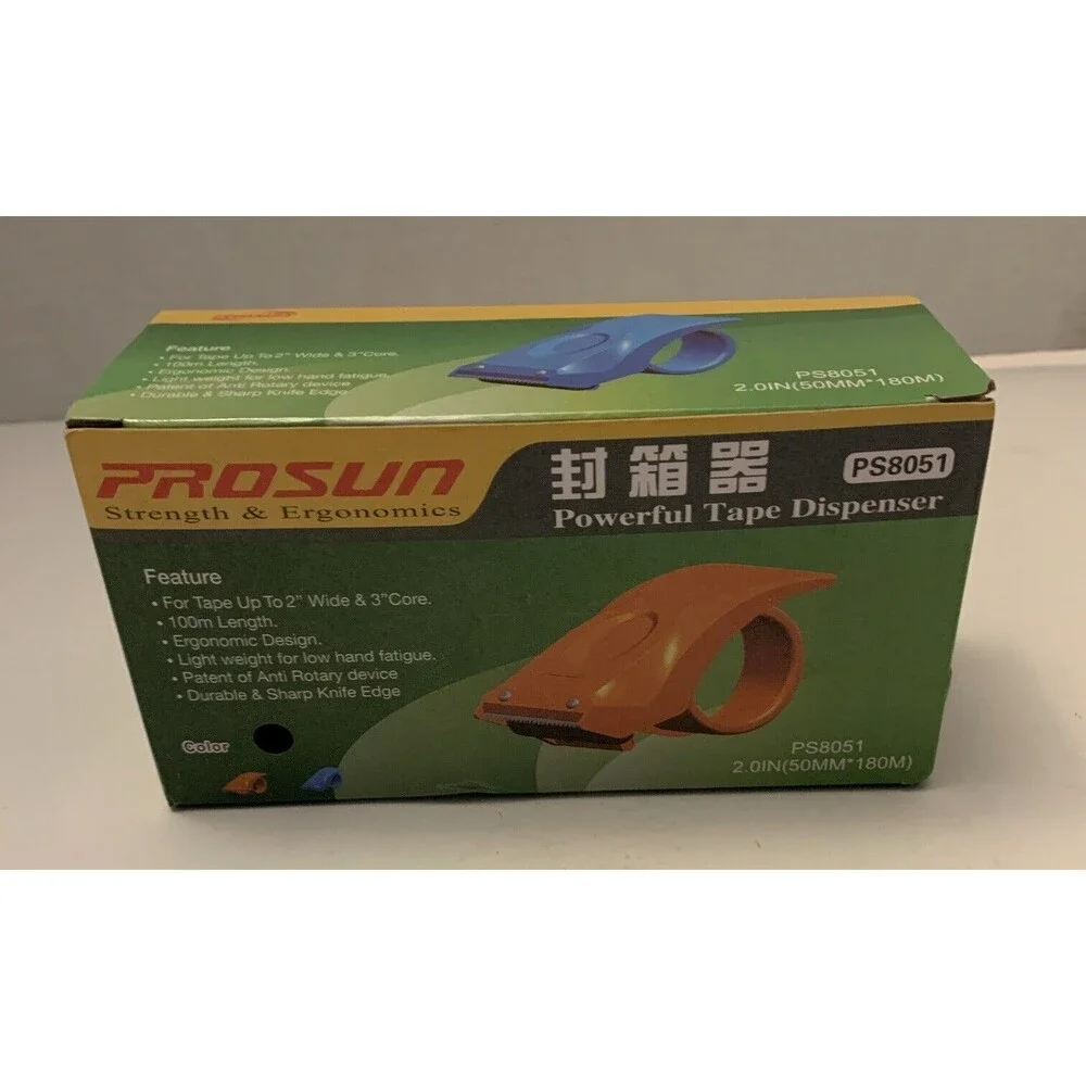 2 Portable Tape Dispenser Packing Packaging Sealing Cutter Heavy Duty 2